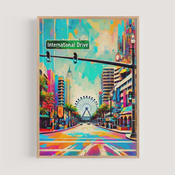 International Drive Wall Art - Orlando, Florida, USA