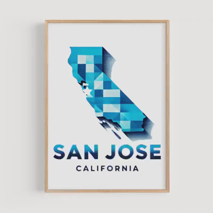 San Jose Wall Art - San Jose, California, USA