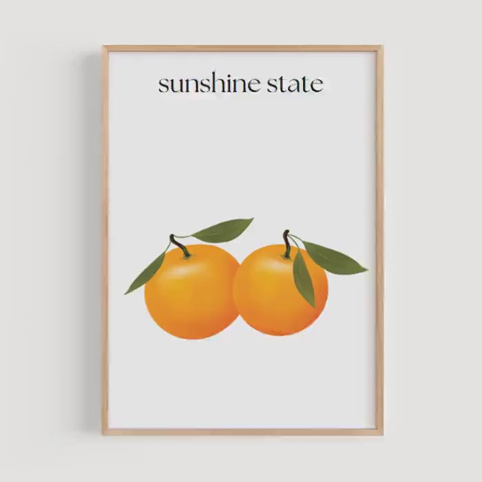 Sunshine State Print - Florida, USA