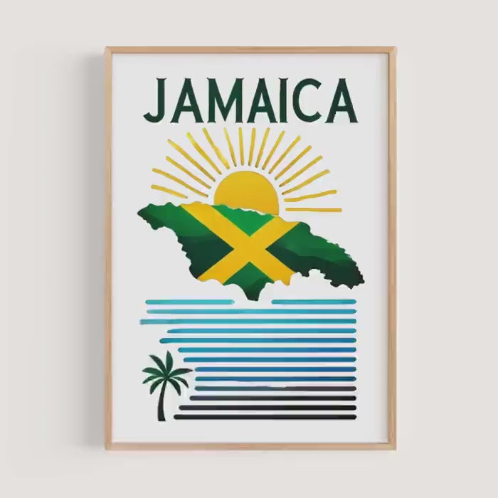 Jamaica Tropical Wall Art - Jamaica