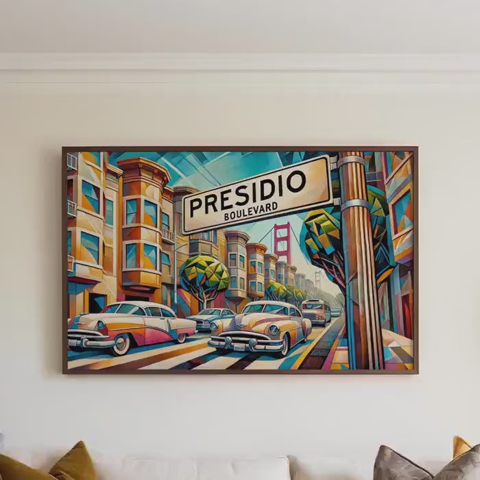 Presidio Boulevard Print - San Francisco, California, USA