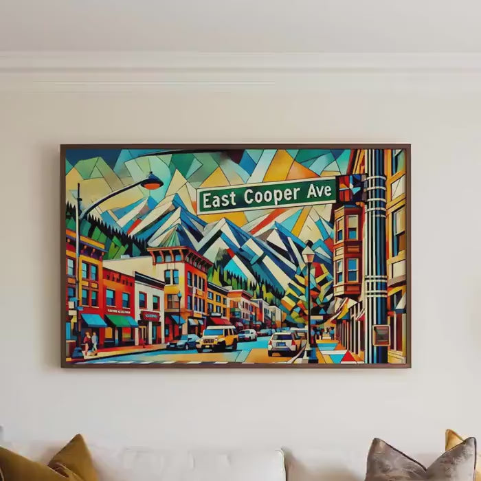 East Cooper Avenue Print Modern - Aspen, Colorado, USA