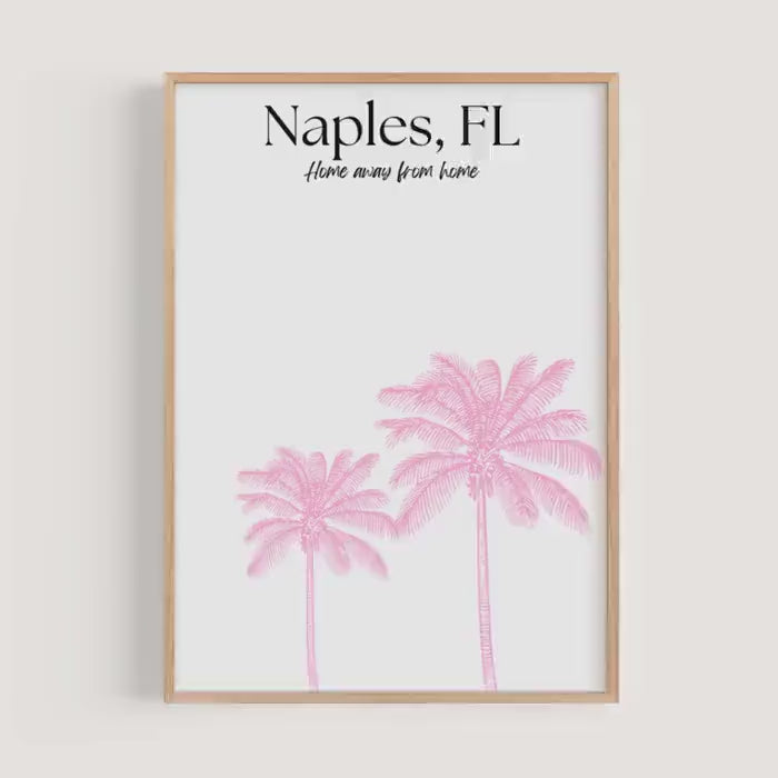 Naples Beach Print - Naples, Florida, USA