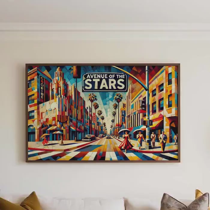 Avenue Of The Stars Print - Los Angeles, California, USA