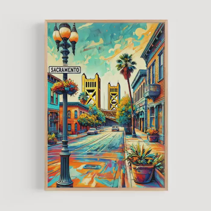 Sacramento Wall Art - Sacramento, California, USA