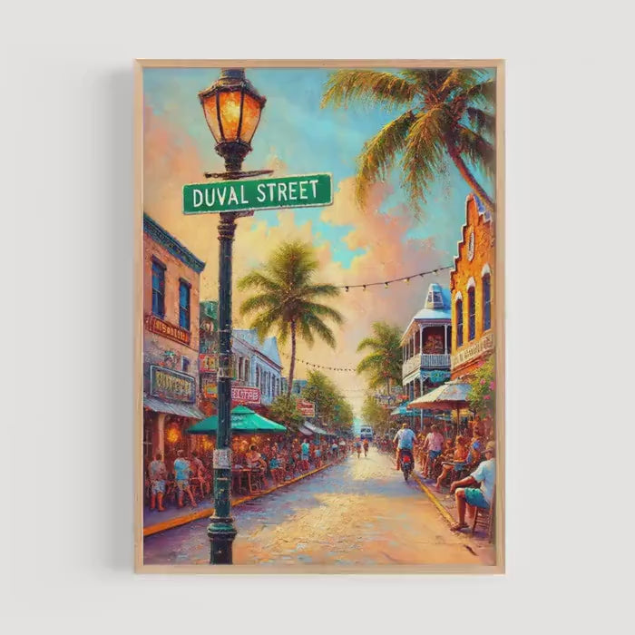 Duval Street Print - Key West, Florida, USA