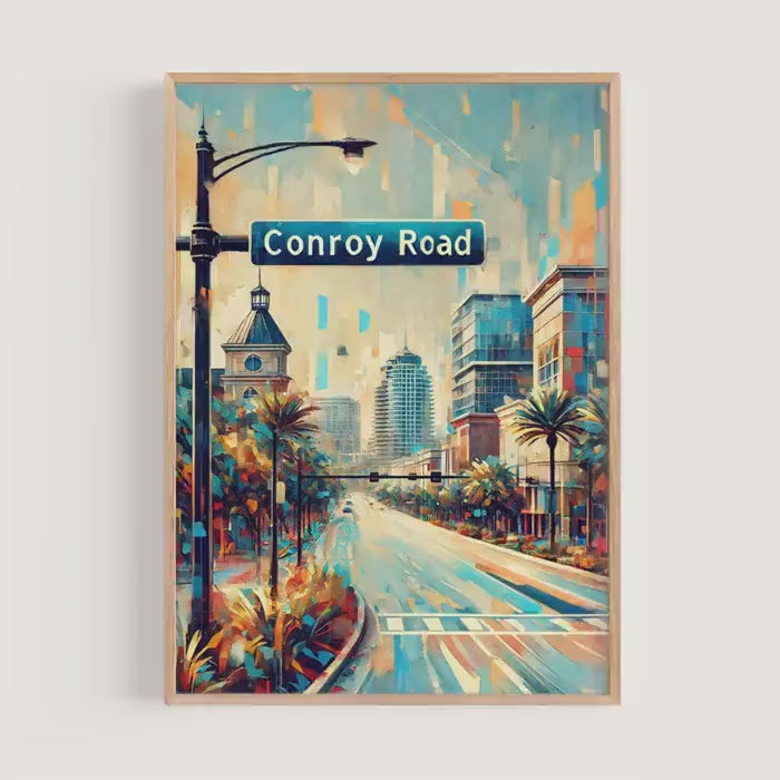 Conroy Road Print - Orlando, Florida, USA