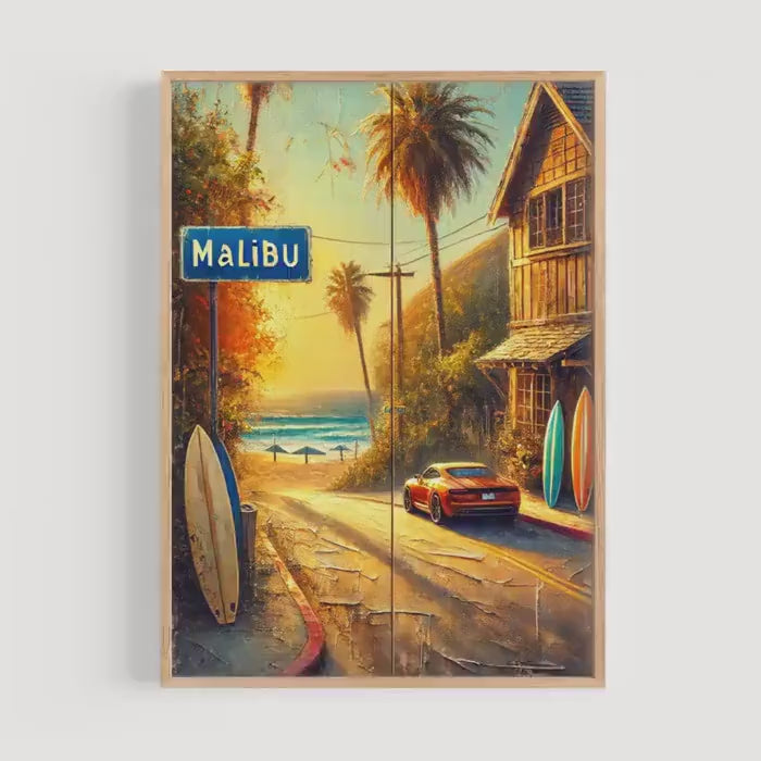 Malibu Print Coastal - Malibu, California, USA