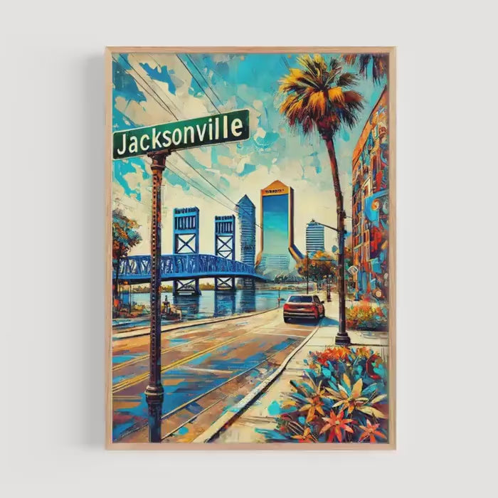 Jacksonville Coastal Wall Art - Jacksonville, Florida, USA