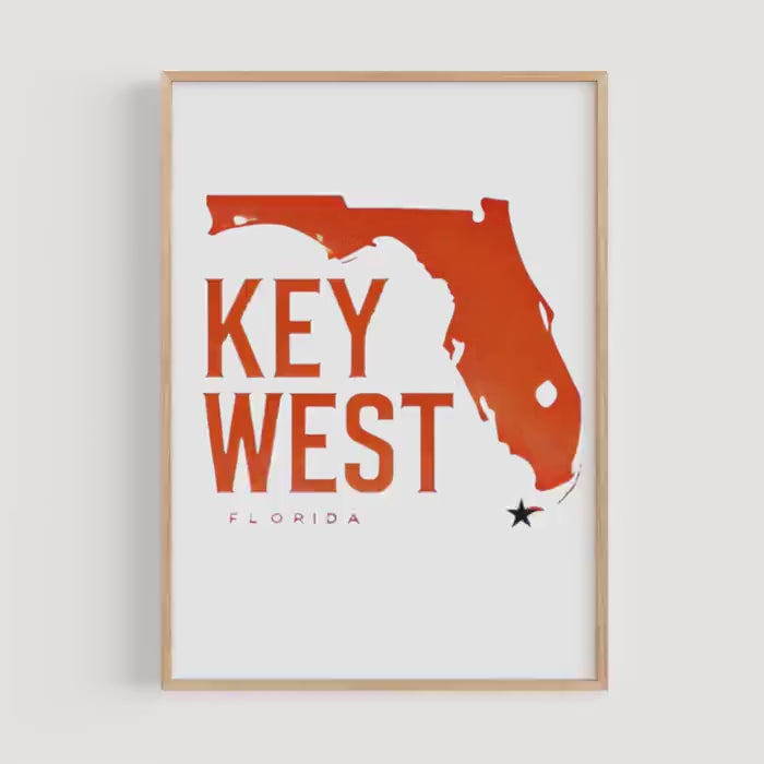 Key West Coastal Wall Art - Key West, Florida, USA