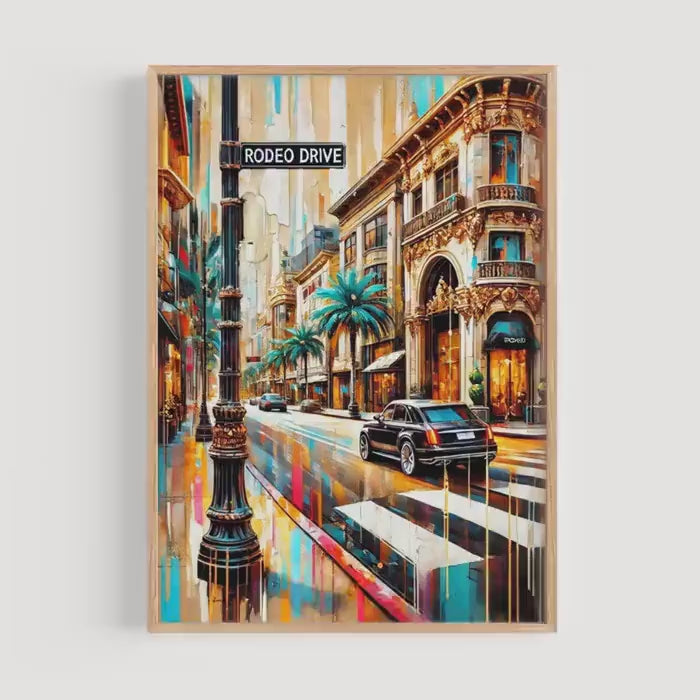 Rodeo Drive Poster - Beverly Hills, California, USA