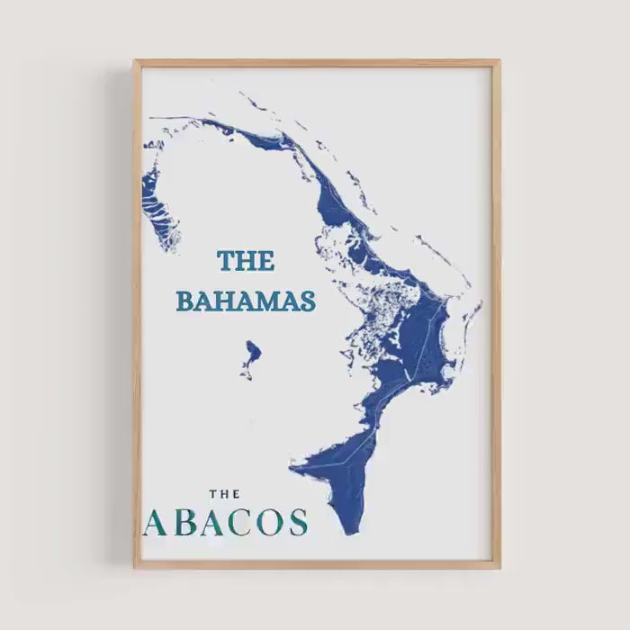 Abacos Wall Art Print – Bahamas, Caribbean