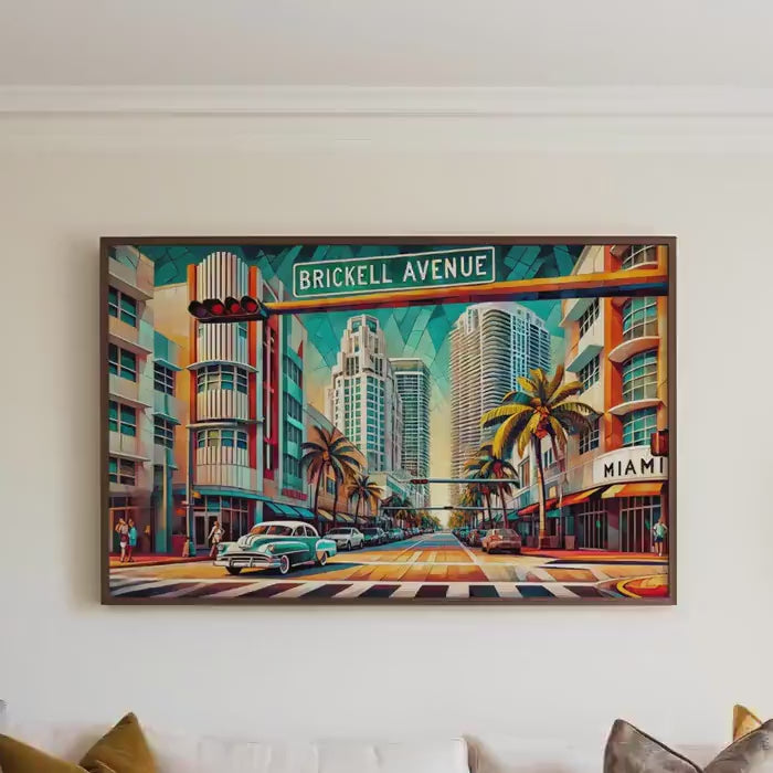 Brickell Wall Art Print – Miami, FL, USA