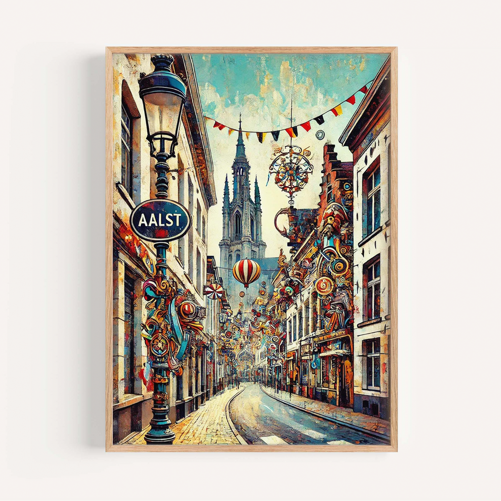 Aalst Wall Art Print – Aalst, Belgium, Europe